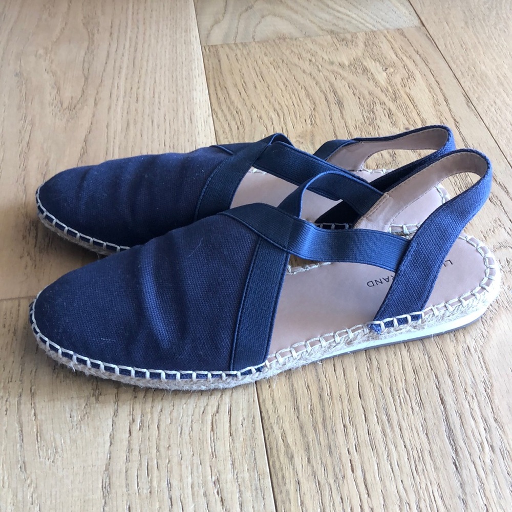 Lucky Brand Navy Espadrilles shoes women’s size 10